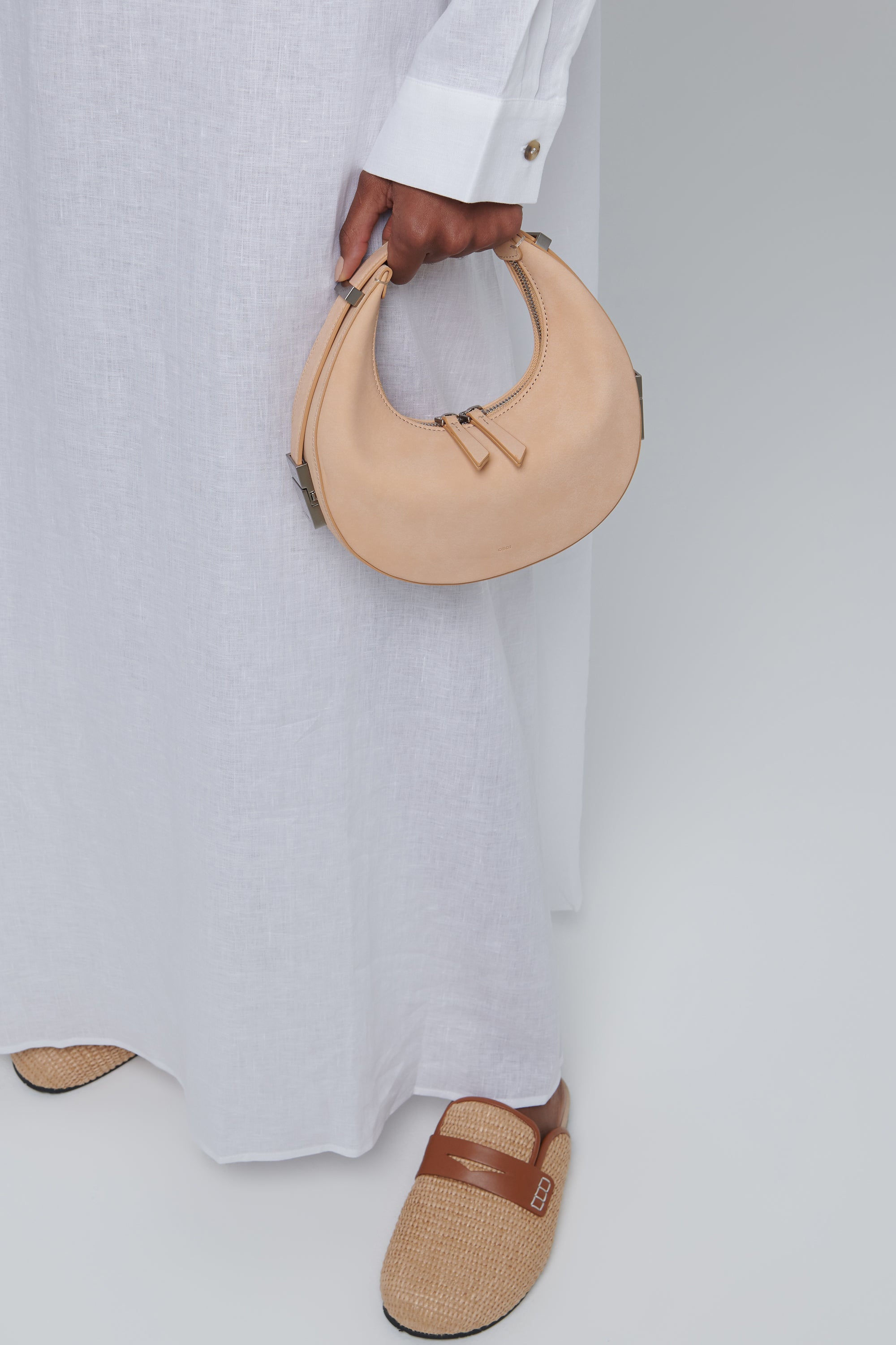 Osoi Orange Toni Leather Mini Bag