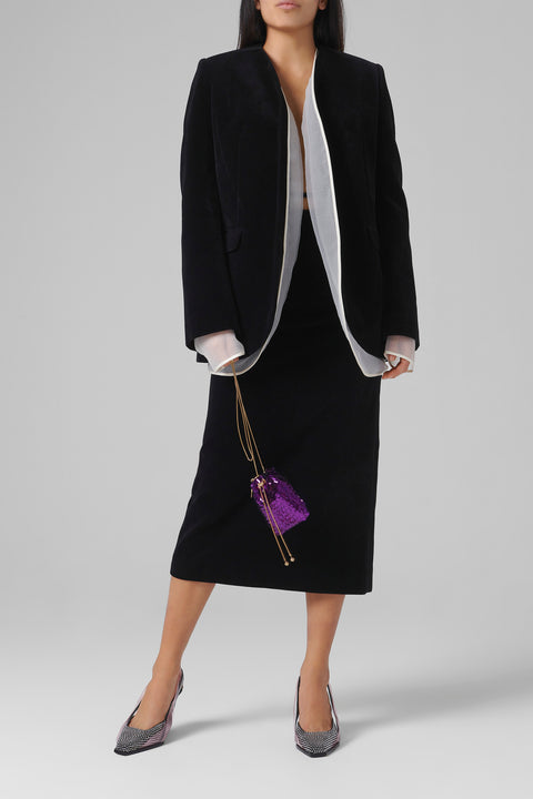 Purple Ballerina Plaza Mini Bag