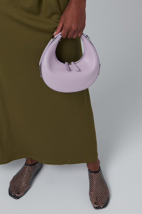 Purple Toni Leather Mini Bag