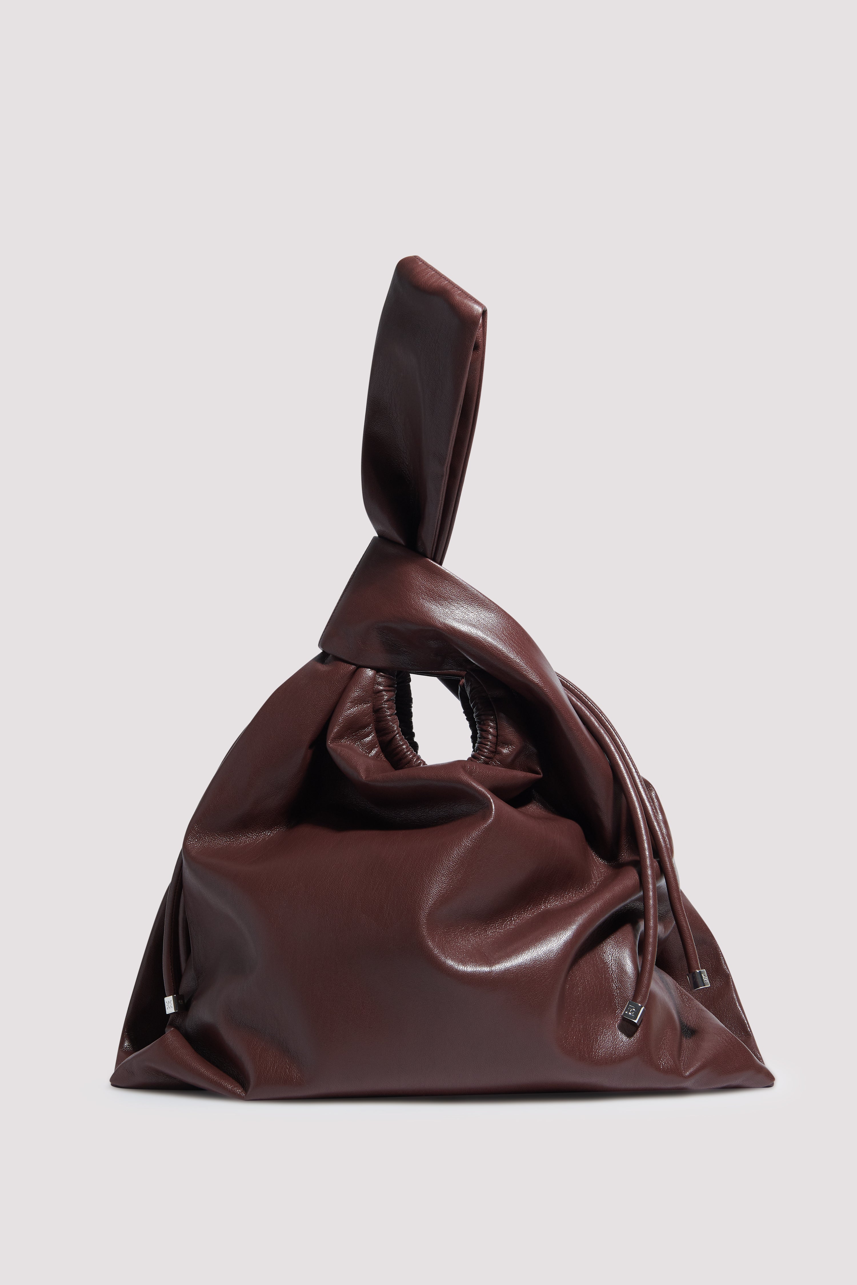 Nanushka Burgundy Jen Drawstring Wristlet