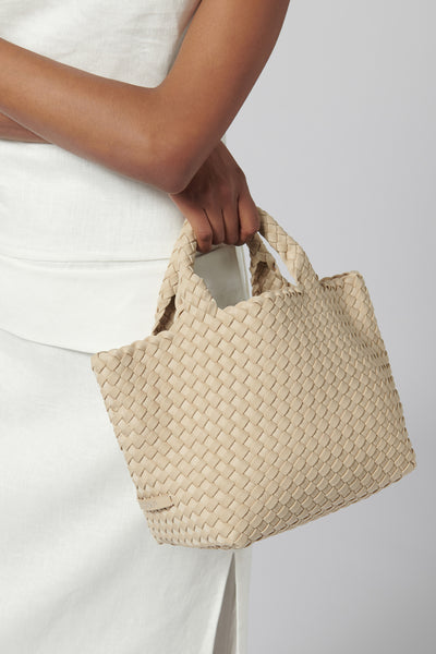 Naghedi White Barths Small Tote