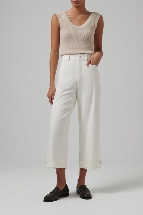 Brown Oscar Calf Leather Loafer