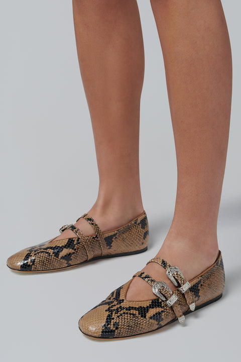 Python Print Classic Claudia Ballerina