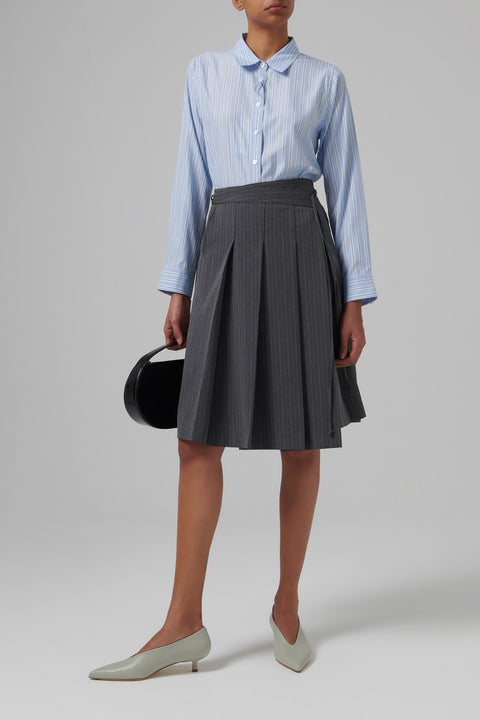 Blue Clara 30 Nappa Leather Pumps