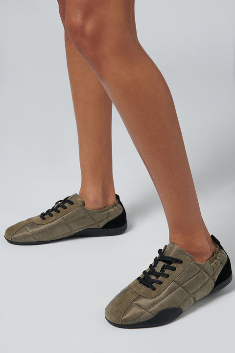 Green Stitch Pillow Sneaker