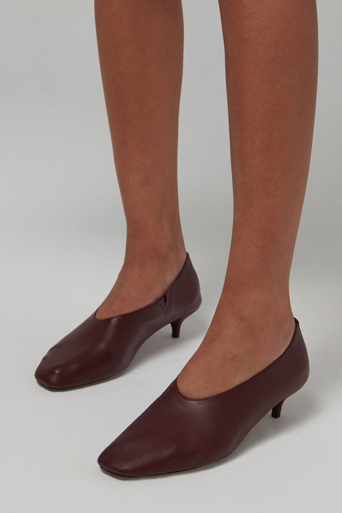 Burgundy 30 Soft Glove Heel