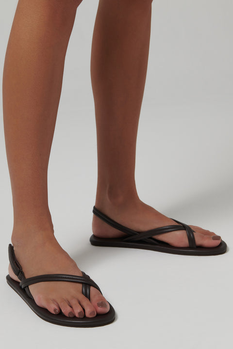 Brown Cross Detail Sandal