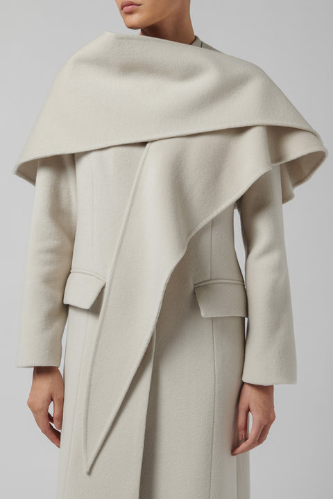 Beige Cashmere Handmade Shawl Muffler