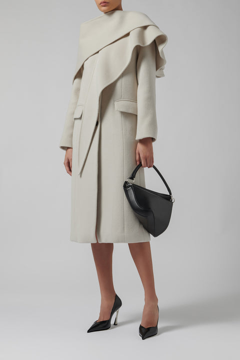 Beige Cashmere Handmade Shawl Muffler