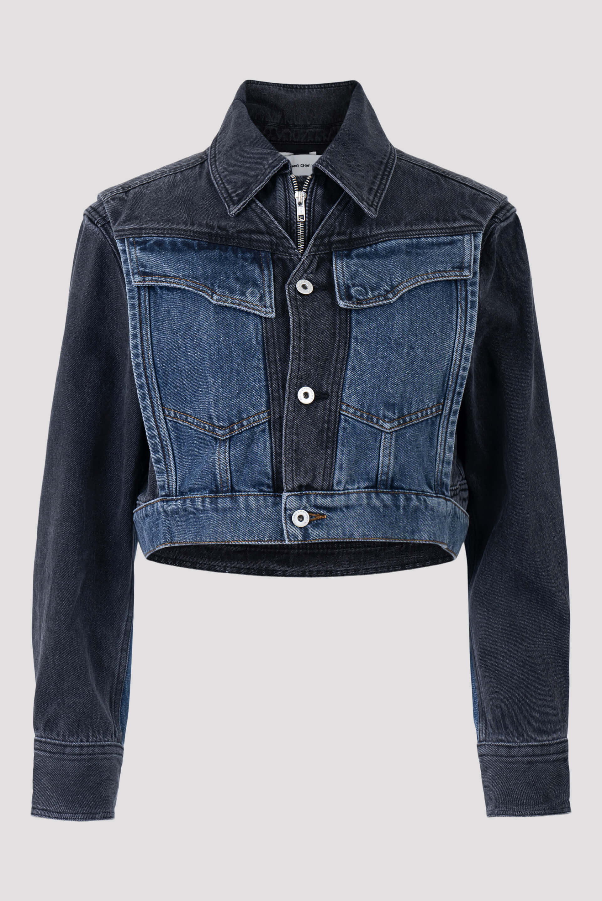 Feng Chen Wang 2 In 1 Panel Denim Jacket - Fabric of Society