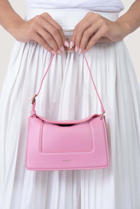 Pink Penelope Leather Micro Bag