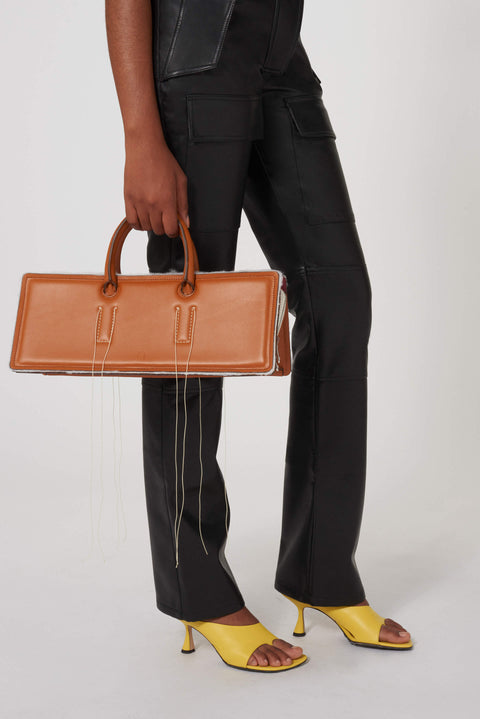 Brown Otto Leather Tote Bag