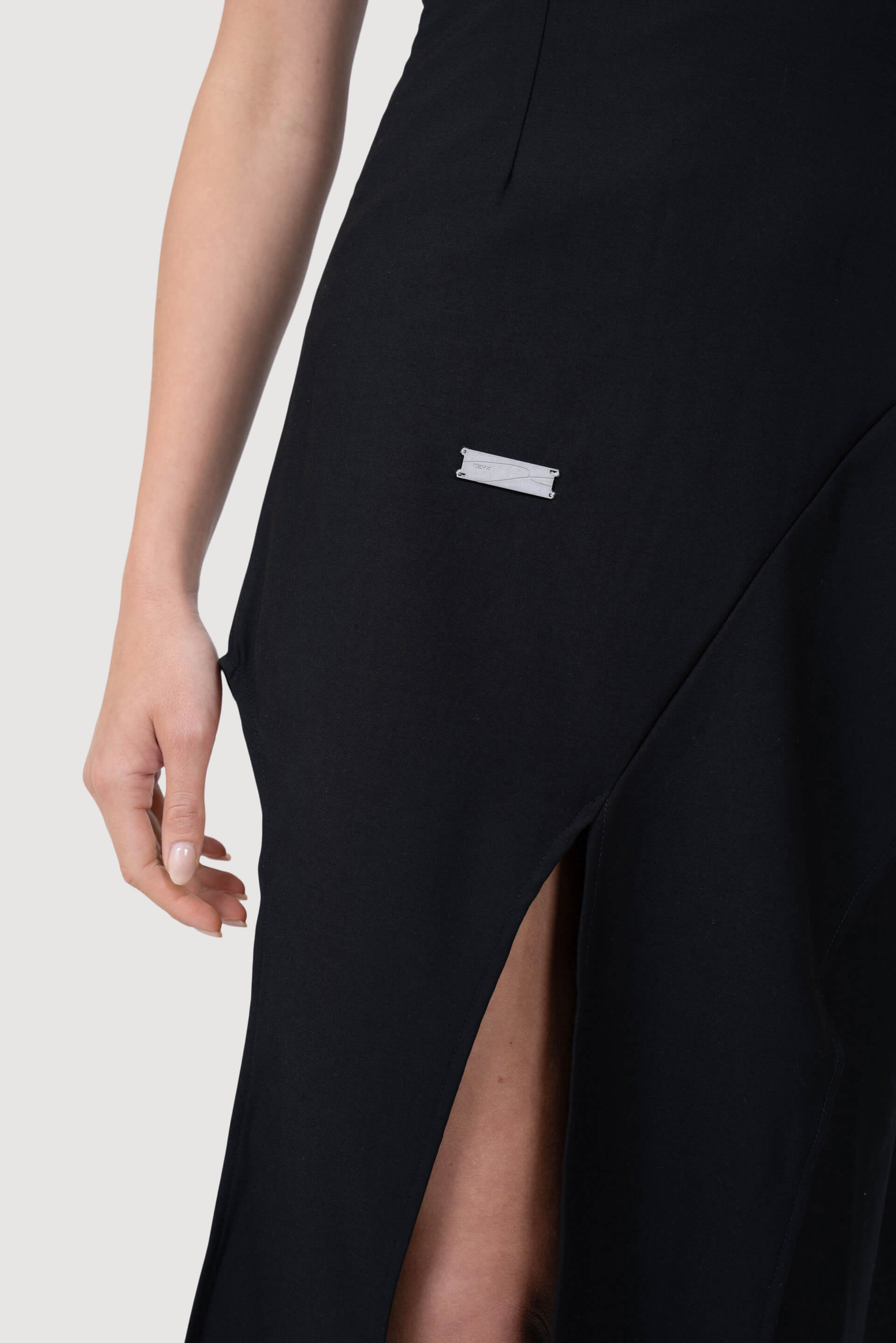 c2h4 Layered Asymmetric Strap Midi Dress c2h4 Layered Asymmetric Strap Midi Dress
