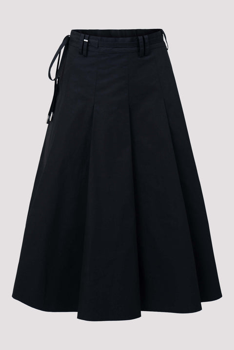 Pleated Midi skirt