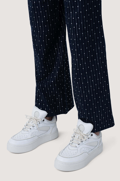 Leather Low Top Sneakers