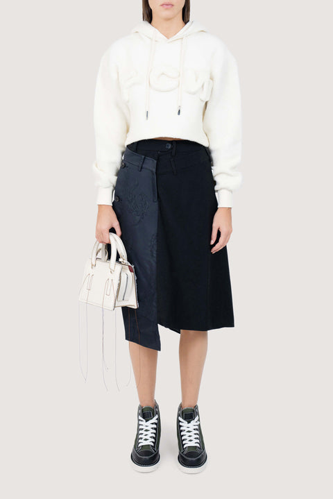 Recycled Nylon High Top Sneakers