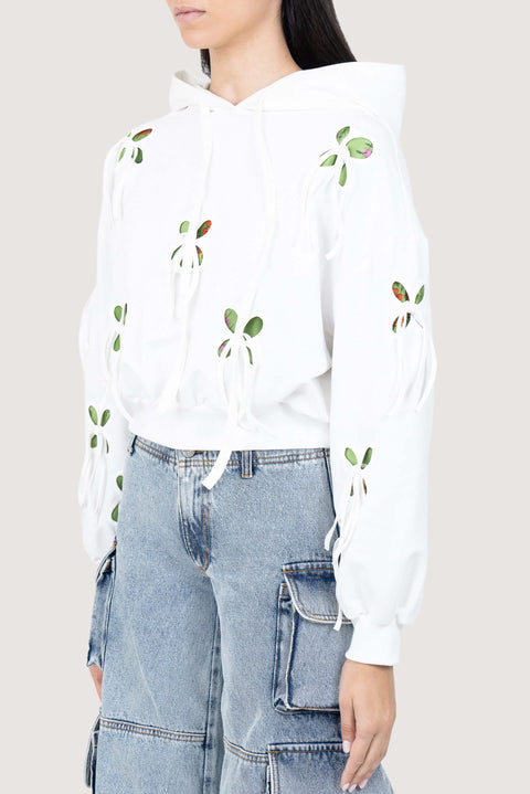 Exclusive Petal Cut-Out Hoodie