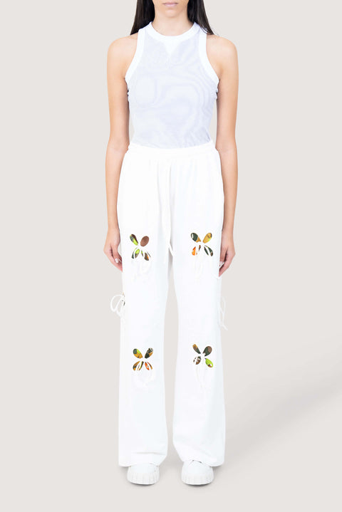 Exclusive Petal Cut-Out Pants
