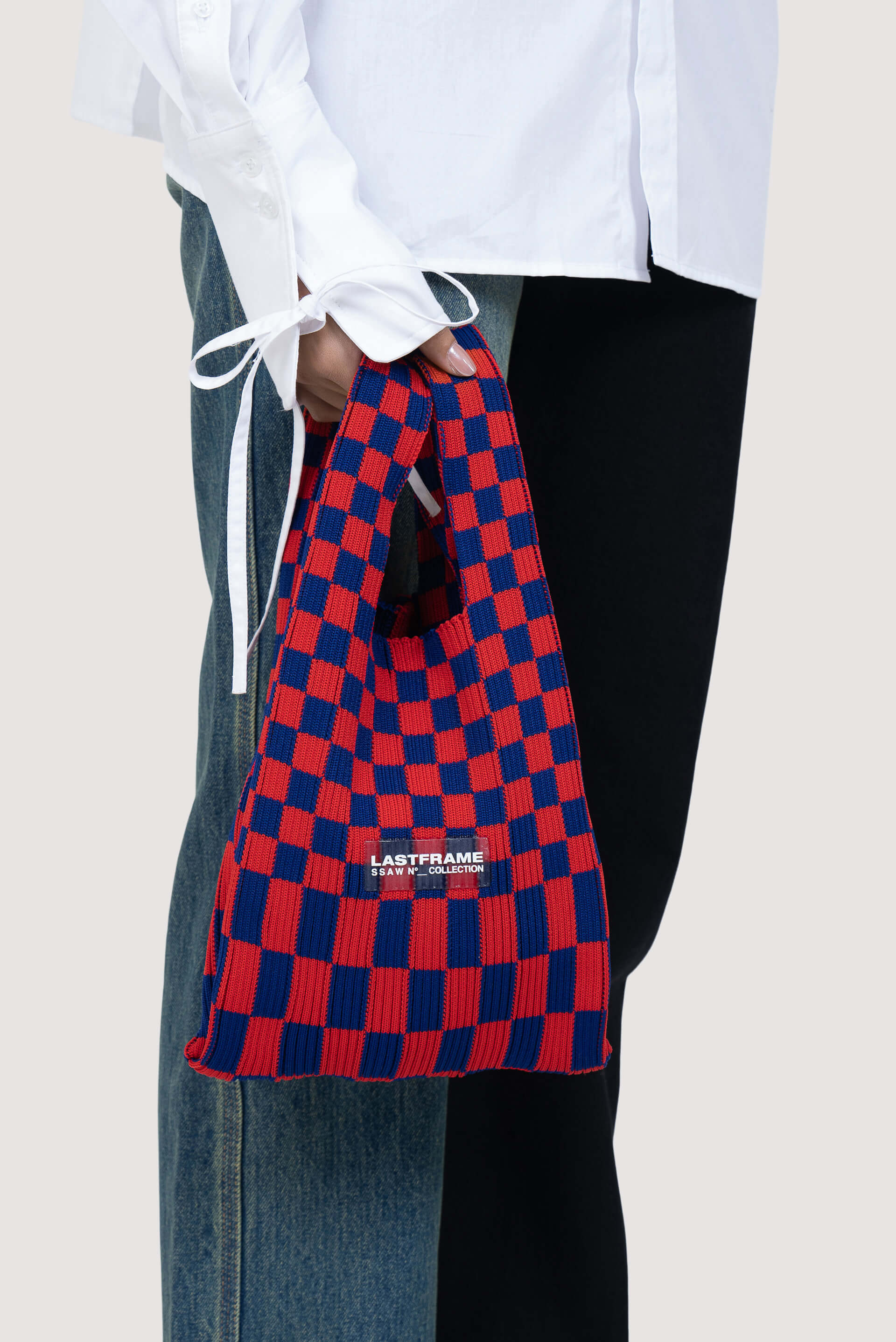 Last Frame Exclusive Ichimatsu Small Market Bag - Fabric of Society