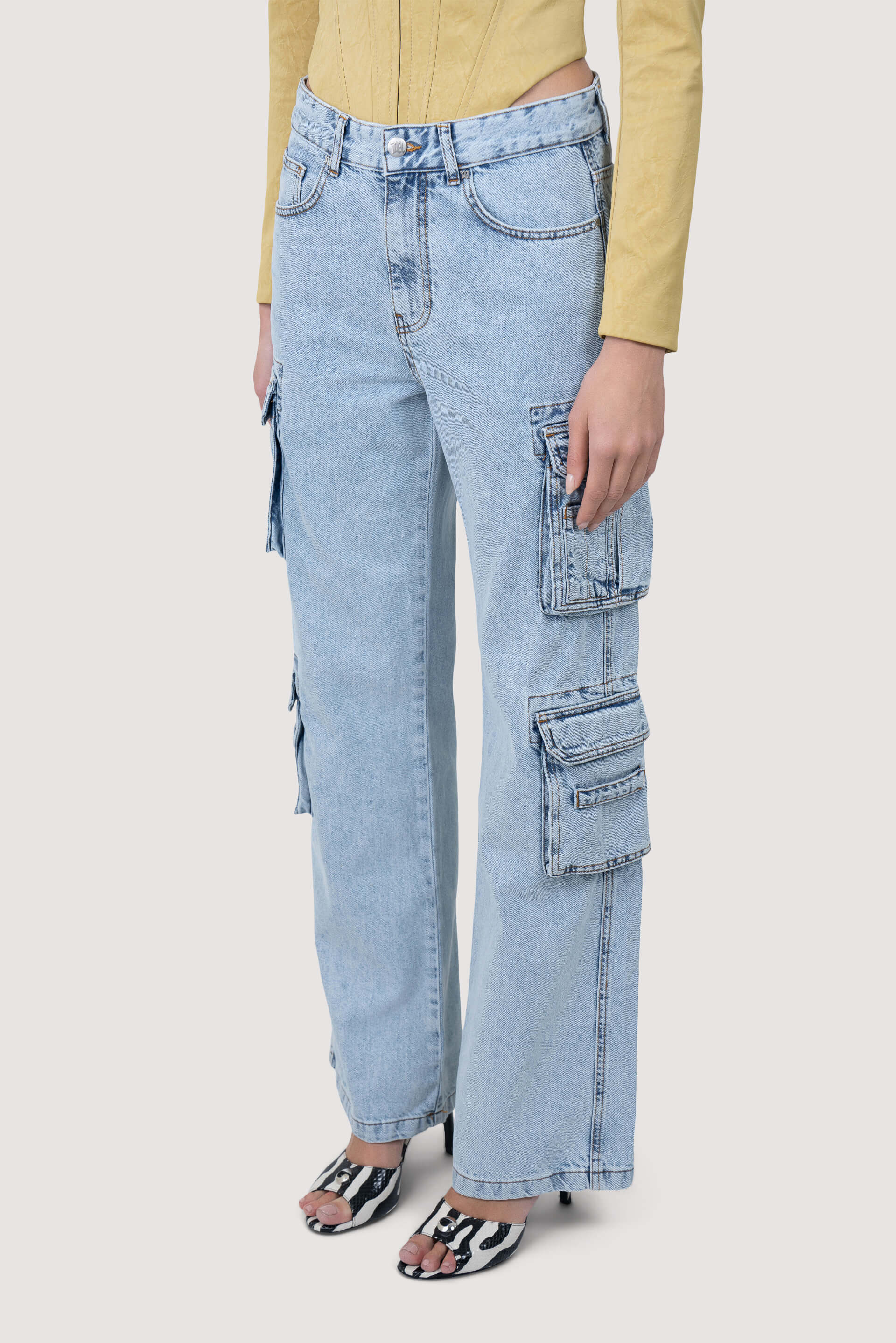 【超美品】25SS FCRBVENTILATION PANTS M MISBHV Cargo Skater Jeans