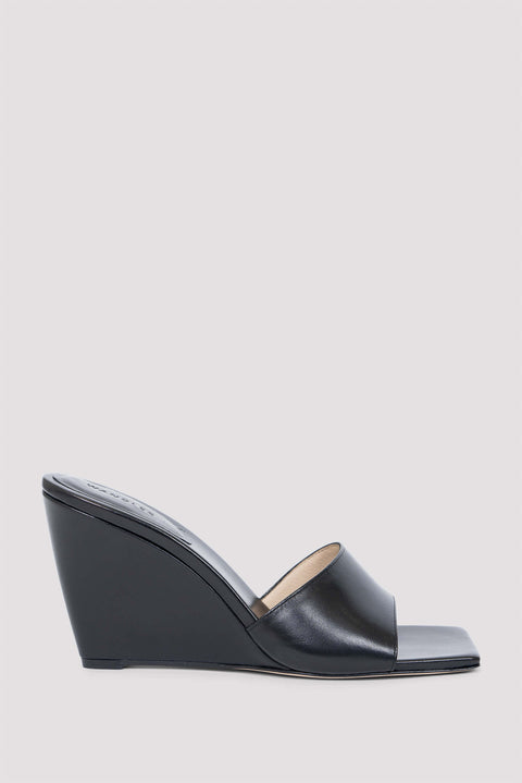 Gaia 90 Wedge-Heel Leather Sandal