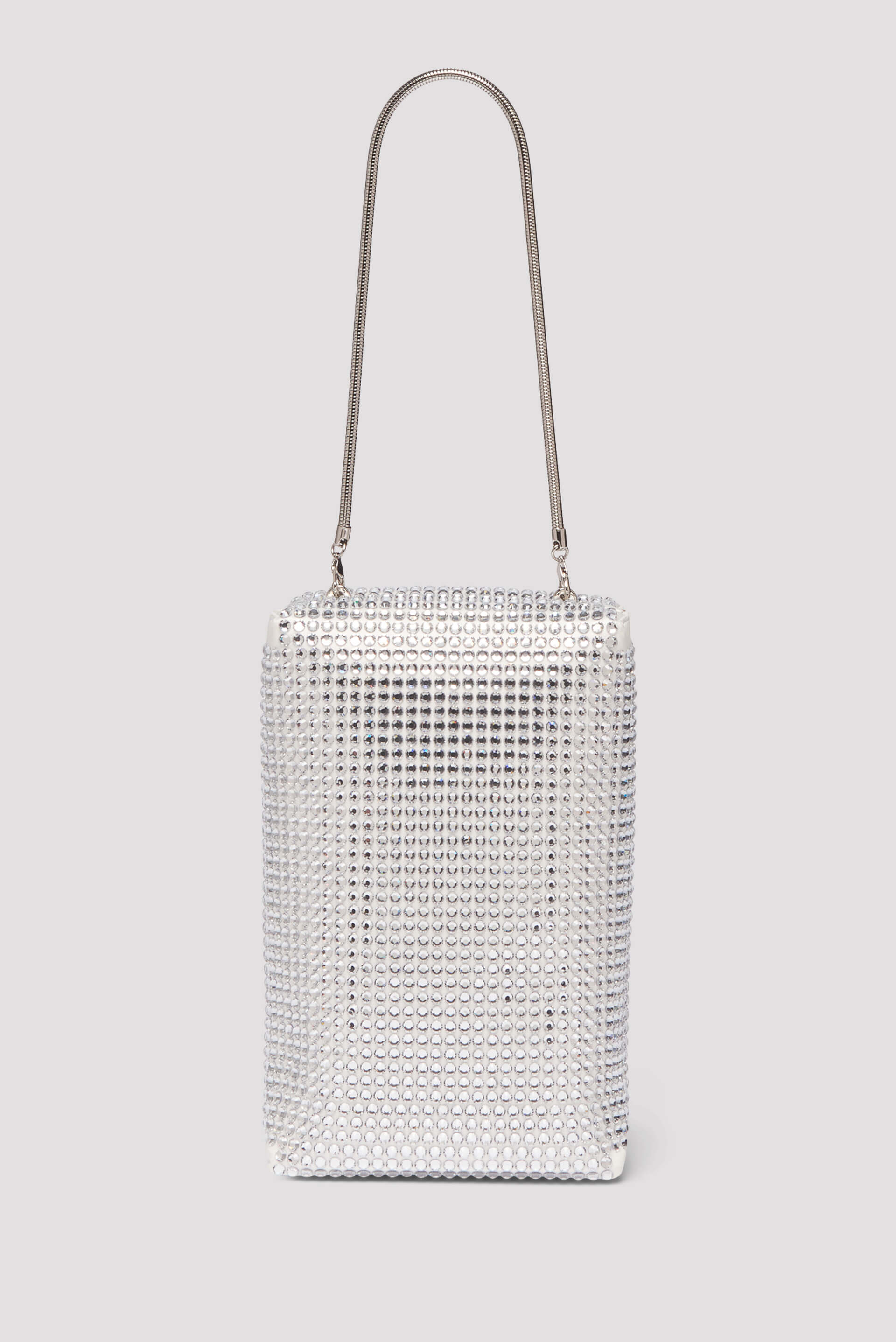 VSLING Mini Crystal-Embellished Top-Handle Bag