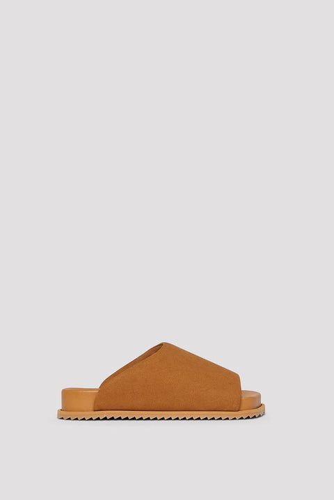 Suede Slider Sandals